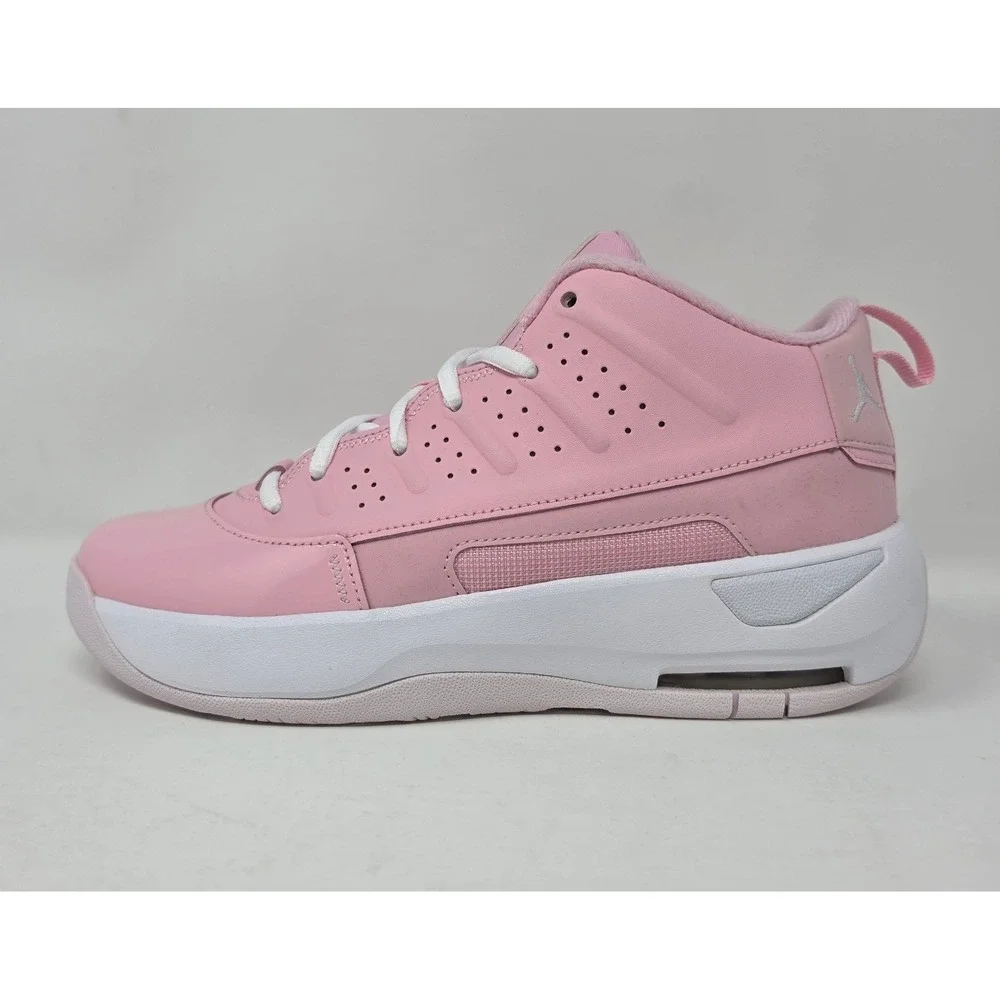Jordan Max Aura 7 GS Med Soft Pink White Pearl Pink HQ2089-601 Kids Size 6Y
